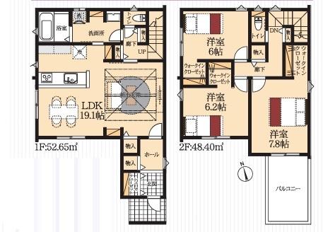蒲郡市栄町　新築戸建て全1棟1号棟