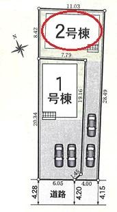 西尾市楠村町全2棟2号棟　新築戸建て