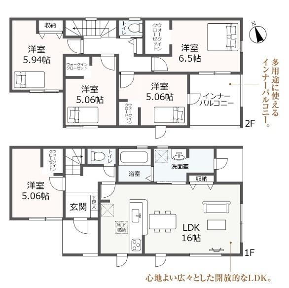 西尾市一色町東上二割　新築戸建て