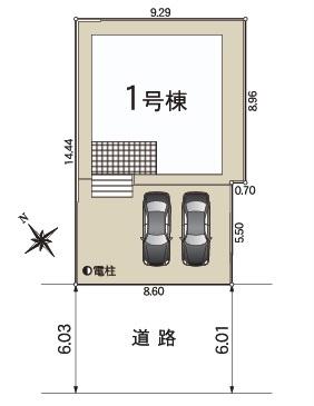 豊田市東山町全1棟1号棟　新築戸建て