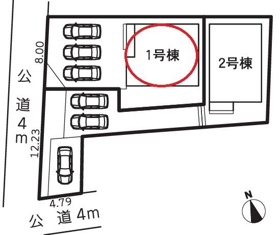岡崎市能見町　全2棟1号棟　新築戸建て