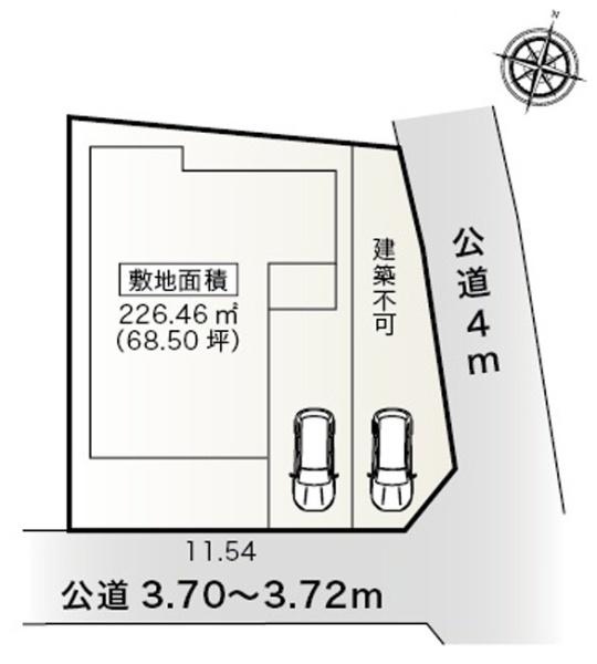 西尾第71一色町 新築戸建て(区画図)