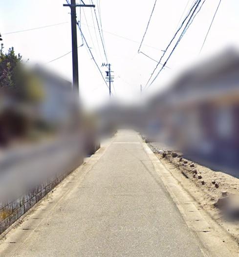 西尾市一色町野田全4棟2号棟 新築戸建て(前面道路含む現地写真)