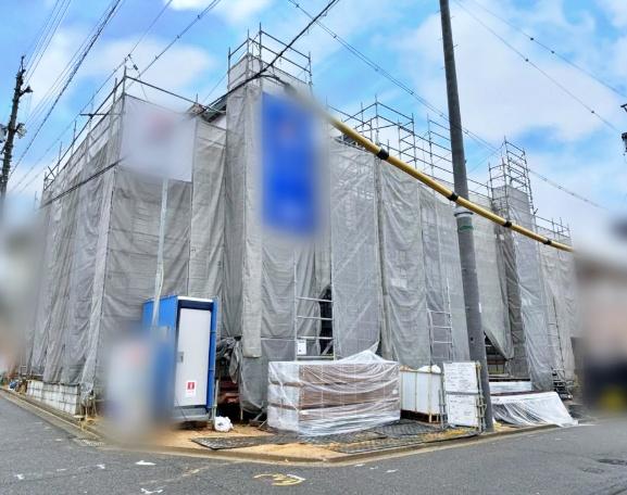 東海市富貴ノ台4丁目全3棟1号棟 新築戸建て(前面道路含む現地写真)