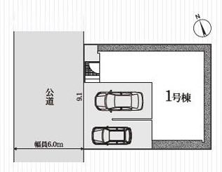 蒲郡市緑町 新築戸建て全1棟 1号棟(区画図)