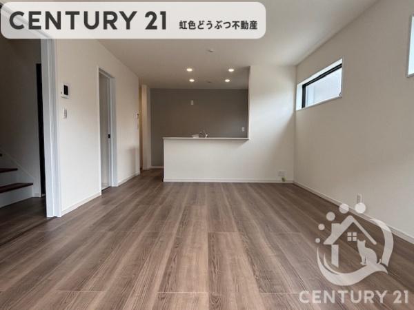 豊田市小坂町全2棟2号棟 新築戸建て(リビング)