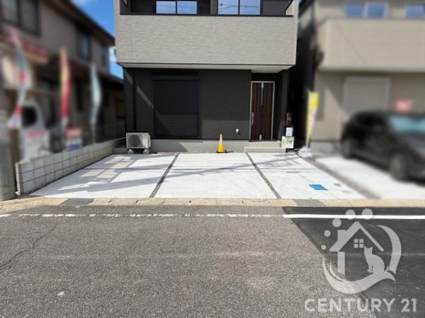 豊田市畝部東町全2棟1号棟 新築戸建て(駐車場)