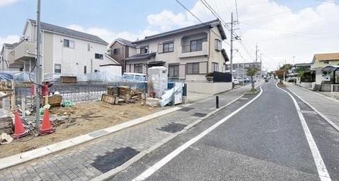豊田市大林町全2棟2号棟 新築戸建て(前面道路含む現地写真)