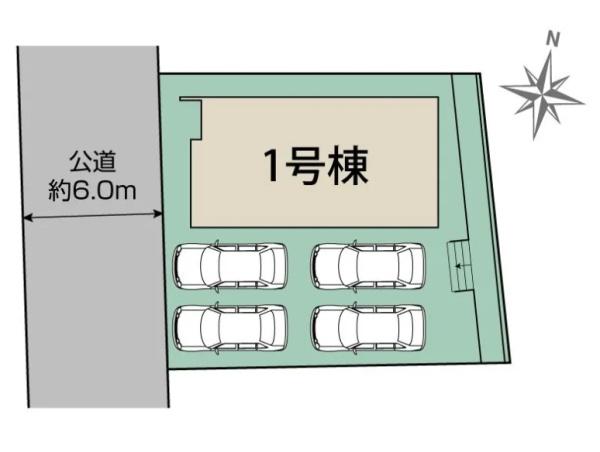東郷町和合牛廻間1棟 新築戸建て(区画図)
