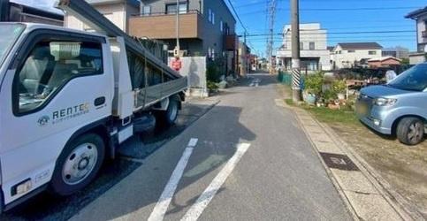 碧南市大浜上町全2棟1号棟 新築戸建て(前面道路含む現地写真)