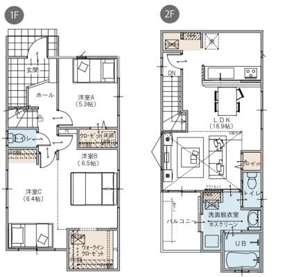 豊田市市木町1丁目の中古一戸建て(間取り)