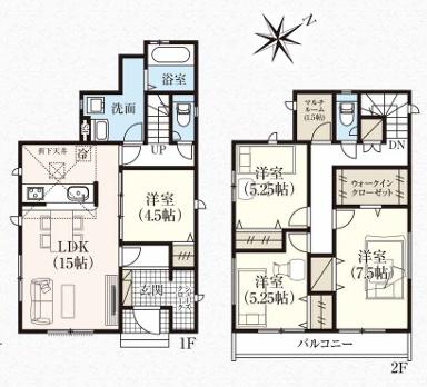 高浜市屋敷町2期全4棟1号棟　新築戸建て