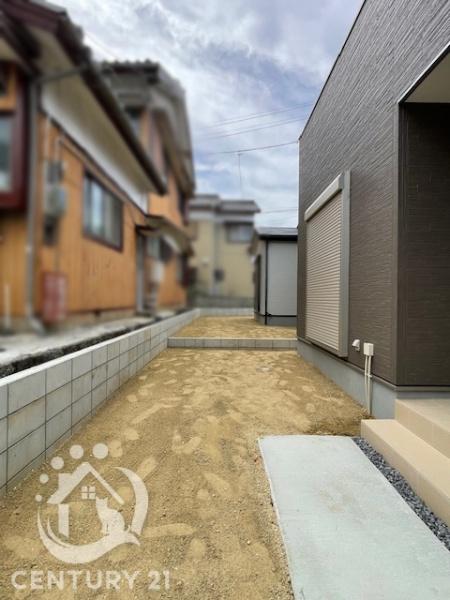 蒲郡市形原町北湿見全2棟1号棟 新築戸建て(庭)