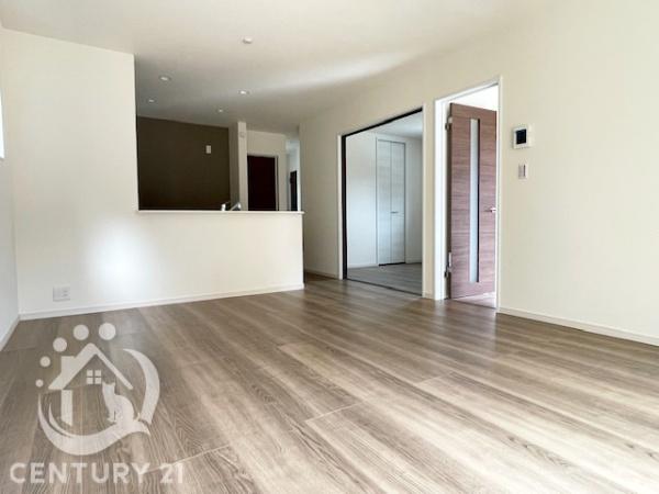 蒲郡市形原町北湿見全2棟1号棟 新築戸建て(リビング)