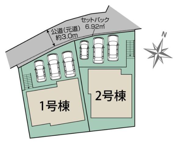 刈谷市元町4丁目全2棟1号棟　新築戸建て