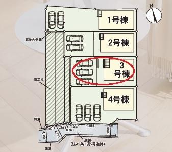 豊田市堤町全4棟3号棟　新築戸建て