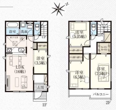 高浜市屋敷町2期全4棟2号棟　新築戸建て