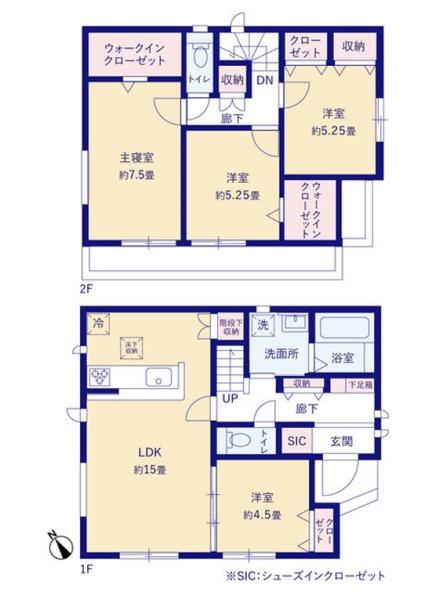 高浜市呉竹町全3棟3号棟　新築戸建て