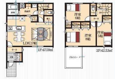 西尾市馬場町　新築戸建て全1棟　1号棟