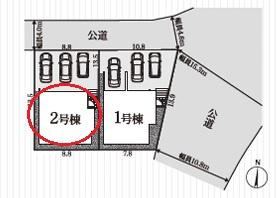 岡崎市真伝町　新築戸建て全2棟　2号棟
