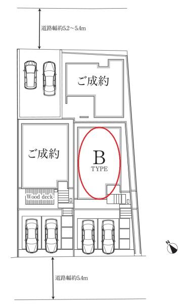 岡崎市鴨田町全3棟B棟　新築戸建て
