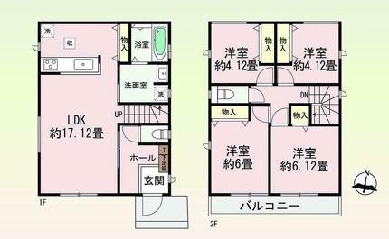 大府市桃山町全2棟B号棟　新築戸建て