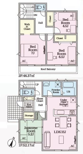 豊田市水源町第1期全3棟1号棟　新築戸建て