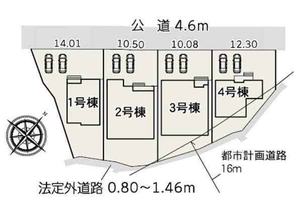 蒲郡市形原町下川原第3全4棟3号棟　新築戸建て