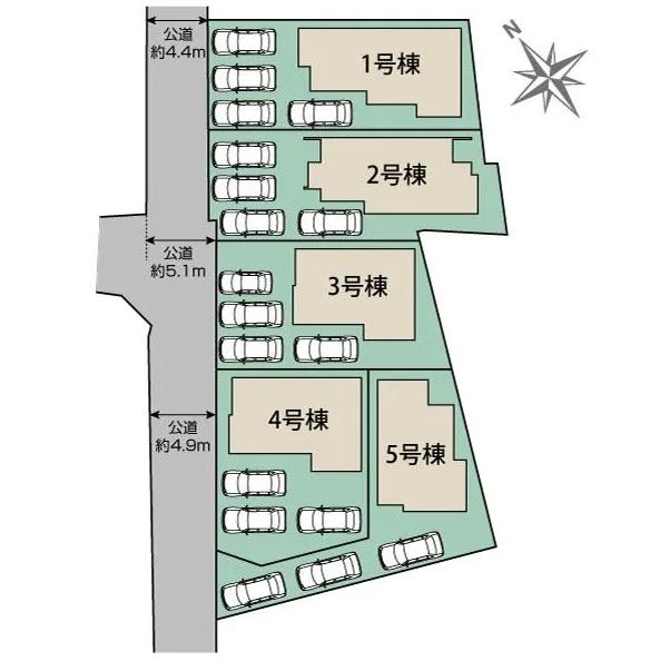 岡崎市福岡町新町全5棟1号棟　新築戸建て