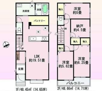 刈谷市荒井町全2棟B号棟　新築戸建て