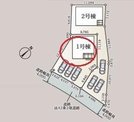 豊田市鴛鴨町第3　全2棟1号棟　新築戸建て
