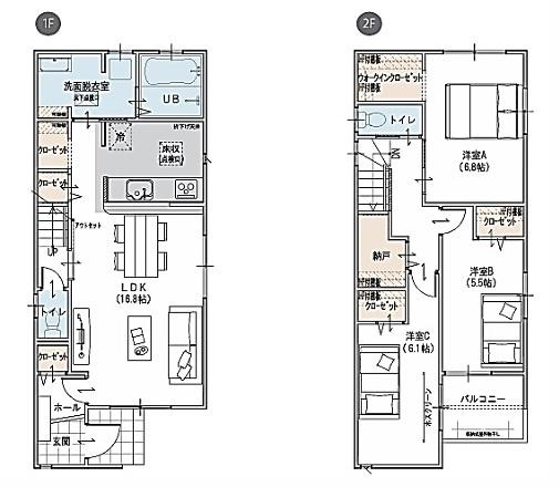 刈谷市松栄町　新築戸建て　全1棟1号棟