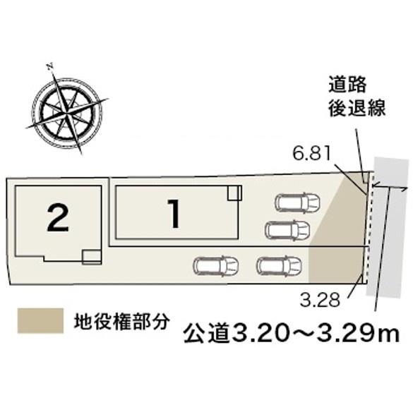 岡崎市元能見町全2棟1号棟　新築戸建て