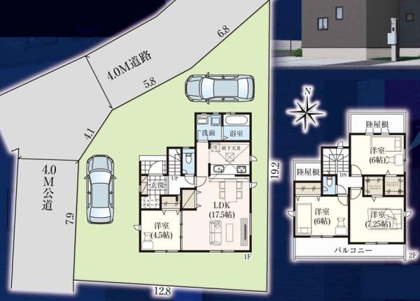 豊田市平和町　新築戸建て　全1棟　1号棟