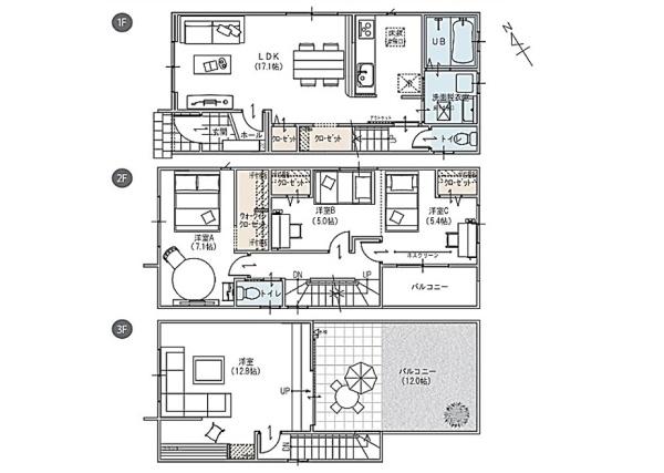 安城市百石町　新築戸建て　全4棟　B棟