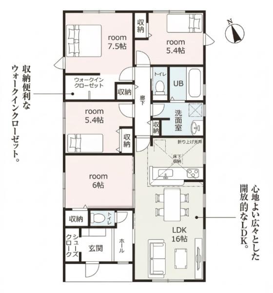 碧南第67棚尾本町全3棟3号棟　新築戸建て