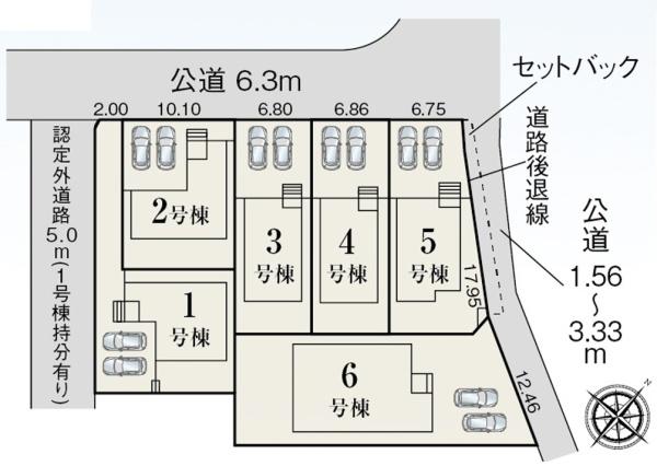 碧南第65尾城町全6棟6号棟　新築戸建て