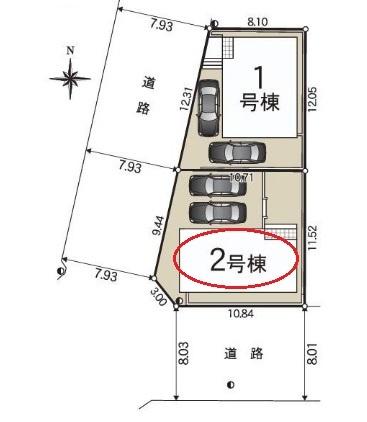 豊田市高上　全2棟2号棟　新築戸建て
