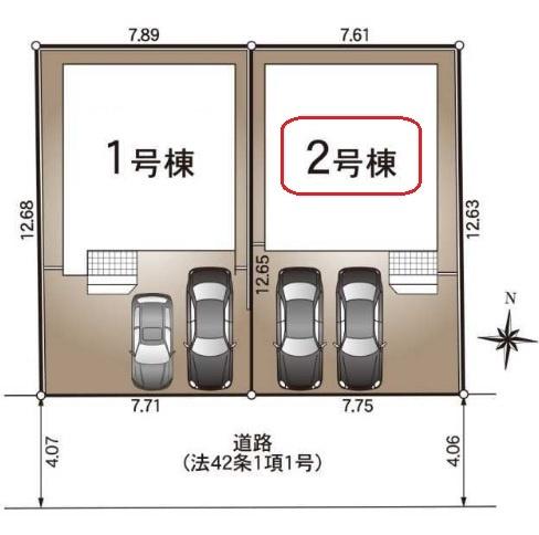 岡崎市上地町　全2棟2号棟　新築戸建て