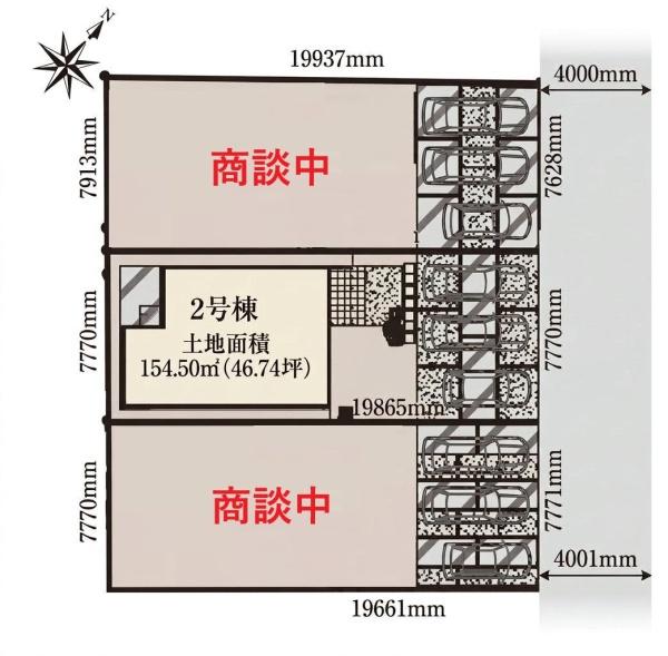 岡崎市中島町　全3棟2号棟　新築戸建て