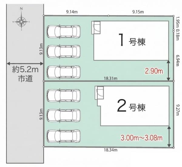 西尾市一色町前野01期全2棟2号棟　新築戸建て