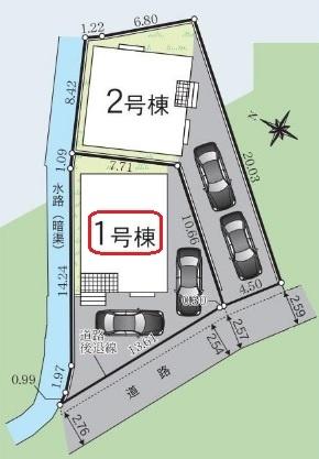 みよし市三好町　全2棟1号棟　新築戸建て