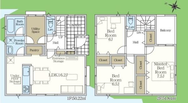 みよし市三好町　全2棟2号棟　新築戸建て
