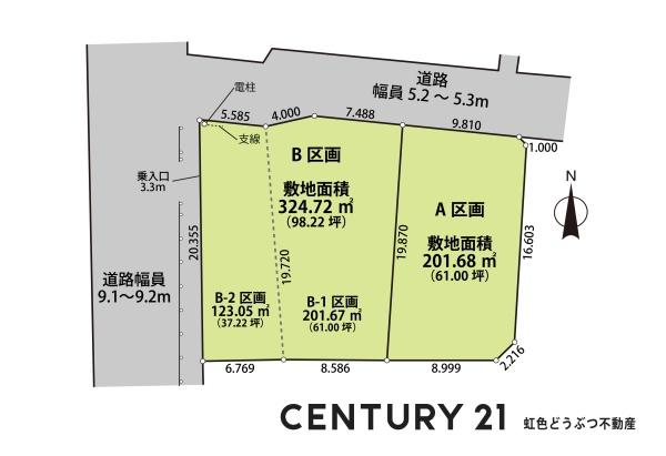 岡崎市上青野町　Ｂ区画
