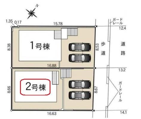 安城市二本木新町　全2棟2号棟　新築戸建て