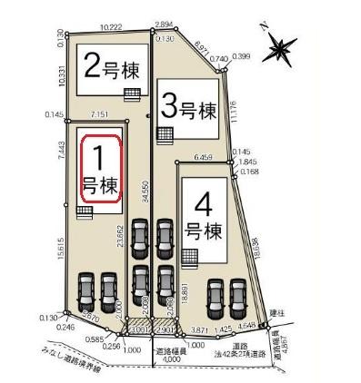 岡崎市国正町　全4棟1号棟　新築戸建て