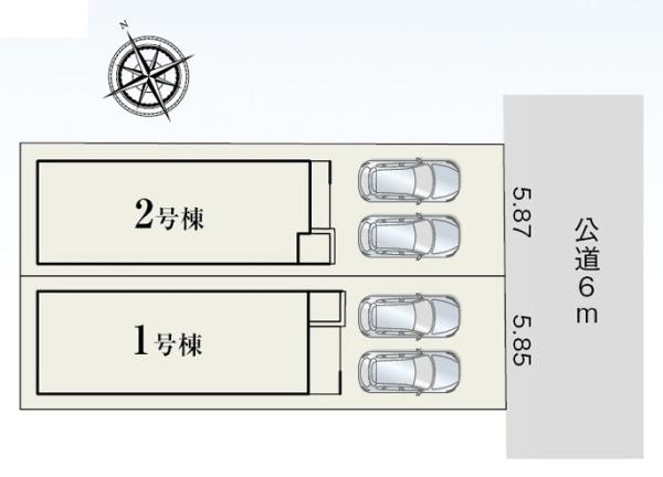 安城市城南町全2棟2号棟　新築戸建て