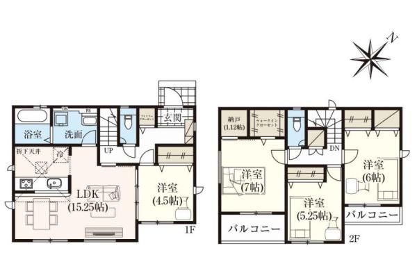 碧南市日進町　新築戸建て　全3棟　2号棟
