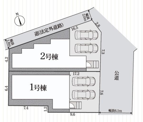 安城市東町全2棟1号棟　新築戸建て