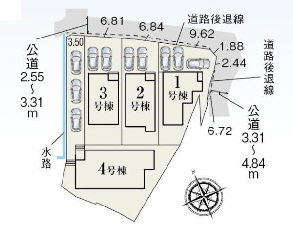 岡崎市福岡町全4棟4号棟　新築戸建て
